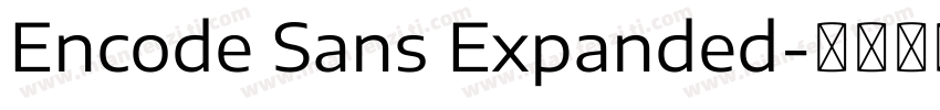 Encode Sans Expanded字体转换